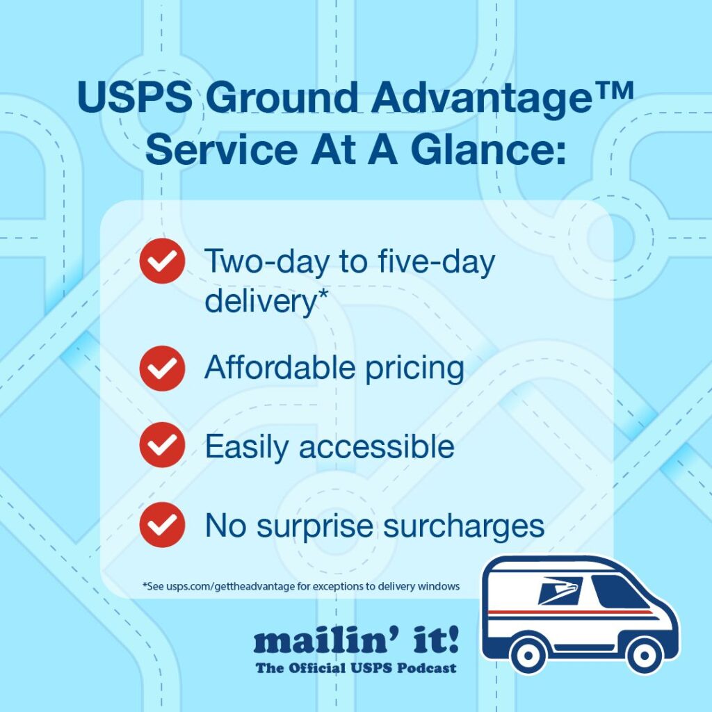 Key Features of Parcel Select Ground Delivery